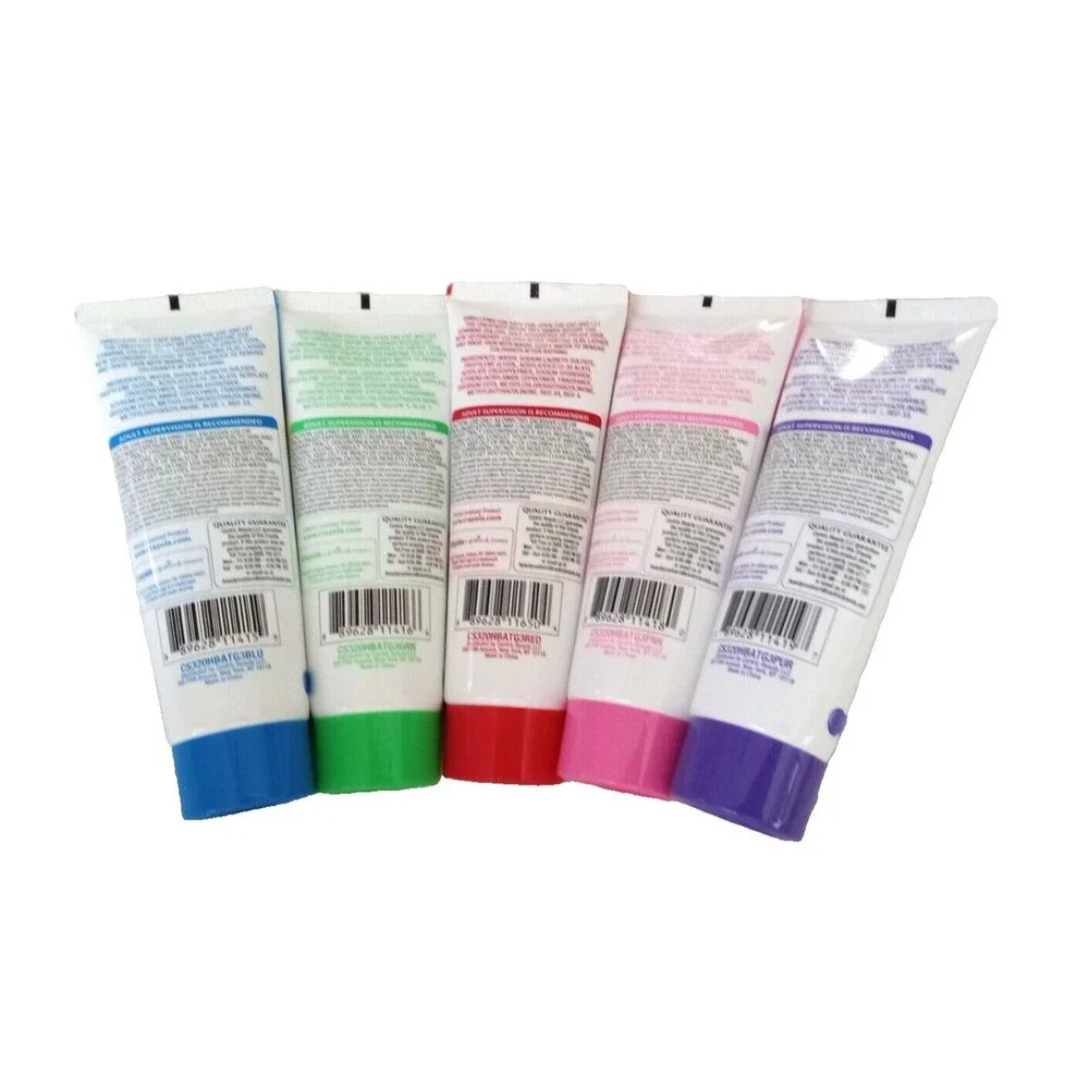 5pc Crayola Bathtub Finger Paint Soap (3oz Tubes) 5 Color ~ NEW SEALED!!!